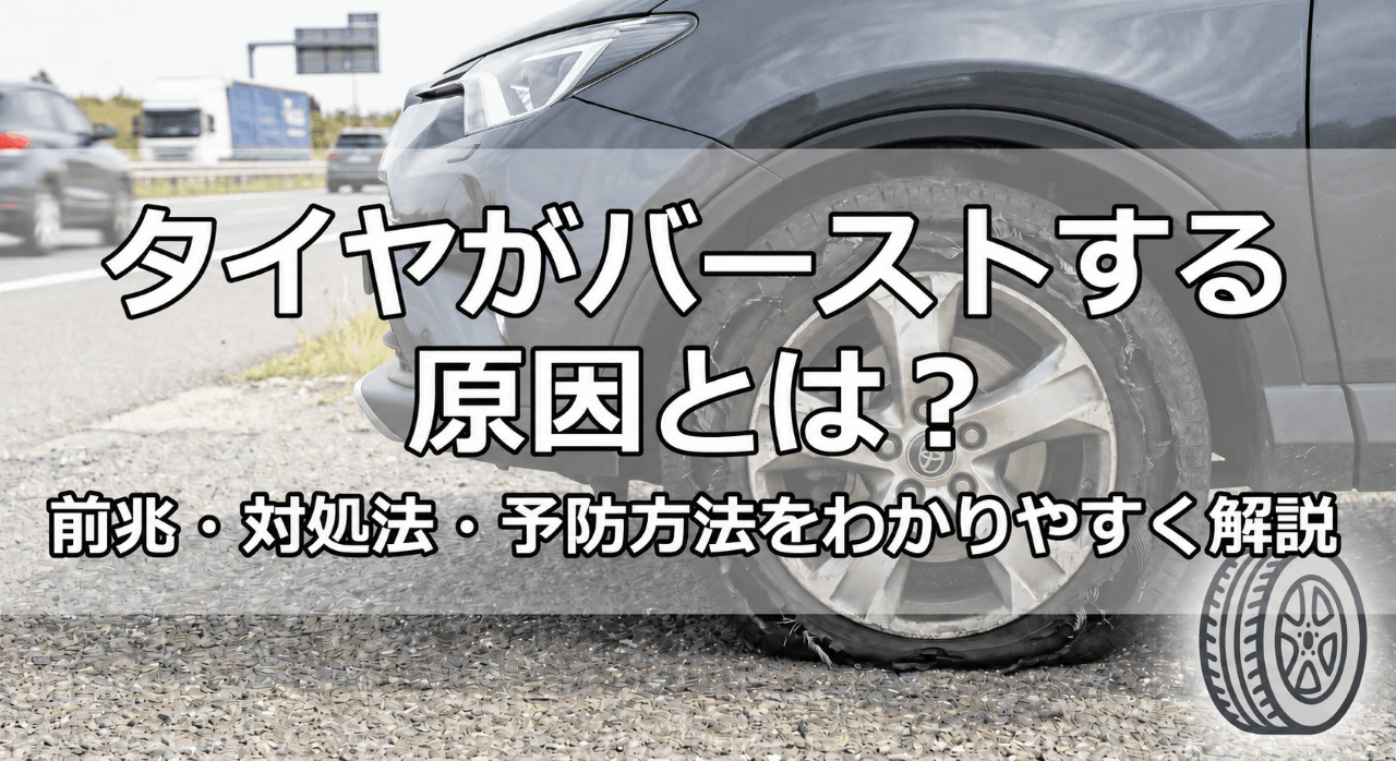 タイヤがバーストする原因とは