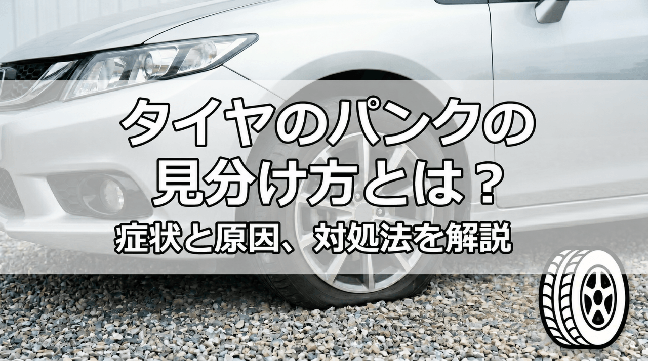 タイヤのパンクの見分け方